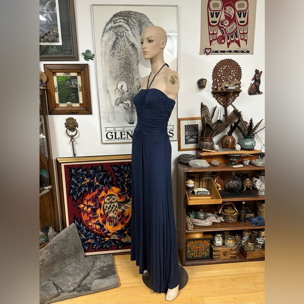 Navy Blue Formal Gown